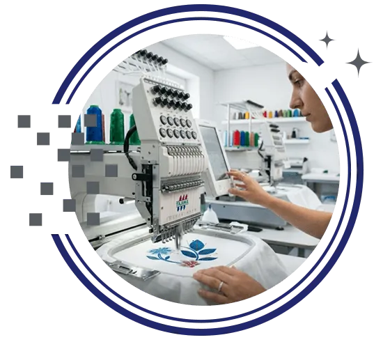 quality testing embroidery